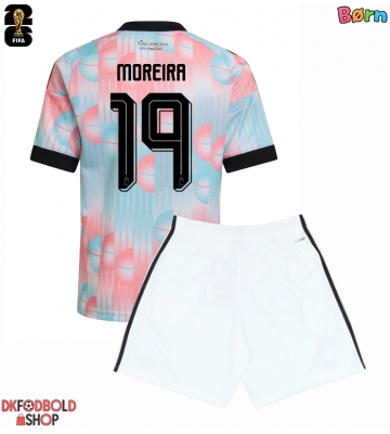 Belgien Diego Moreira #19 Udebanesæt Børn VM 2026 Kort ærmer (+ korte bukser)